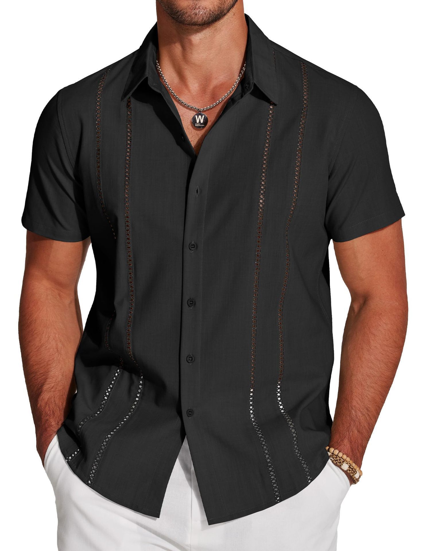 Men's Versatile Trendy Hawaiian Short Sleeve Shirt