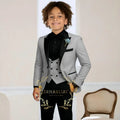 Boys Suit Wedding Tuxedo 3 Pieces , stylish & classic
