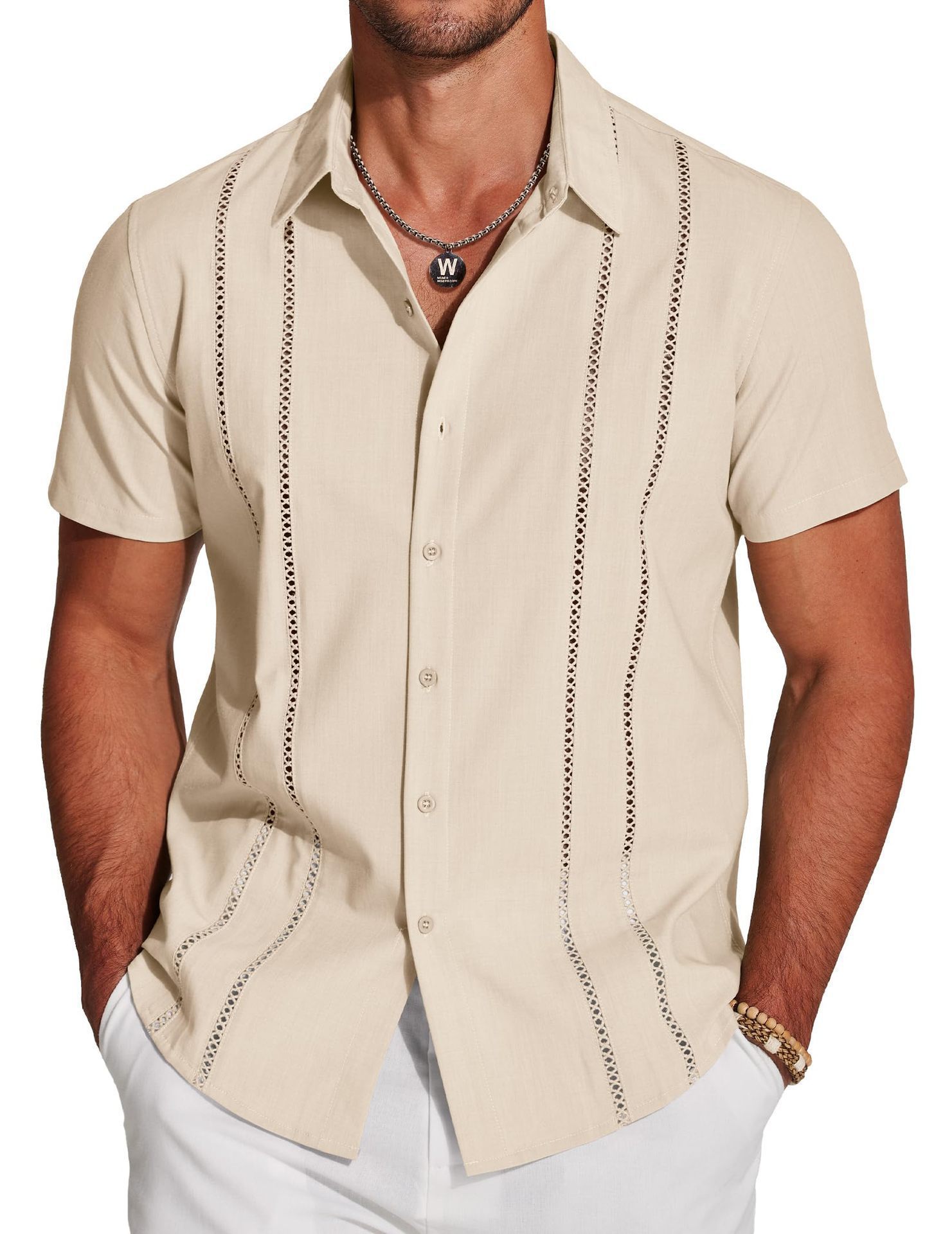 Men's Versatile Trendy Hawaiian Short Sleeve Shirt